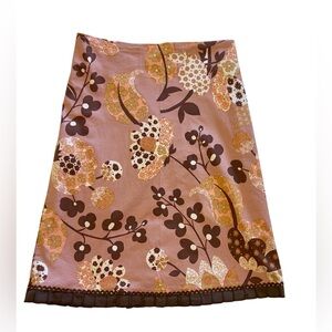 Persaman Floral A-Line Skirt - size 8 great condition.